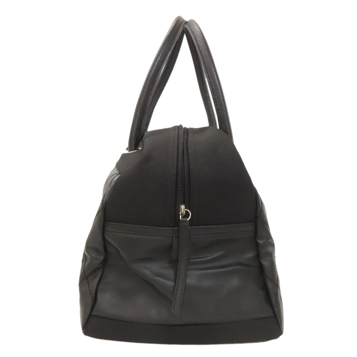 CHANEL シャネル パリビアリッツ シルバー金具 トートバッグ キャンバス レディース 中古