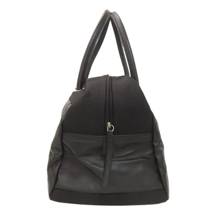 CHANEL シャネル パリビアリッツ シルバー金具 トートバッグ キャンバス レディース 中古