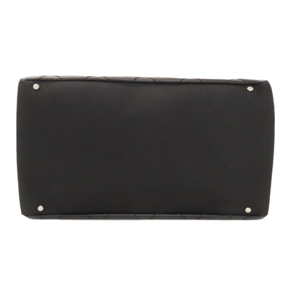 CHANEL シャネル パリビアリッツ シルバー金具 トートバッグ キャンバス レディース 中古