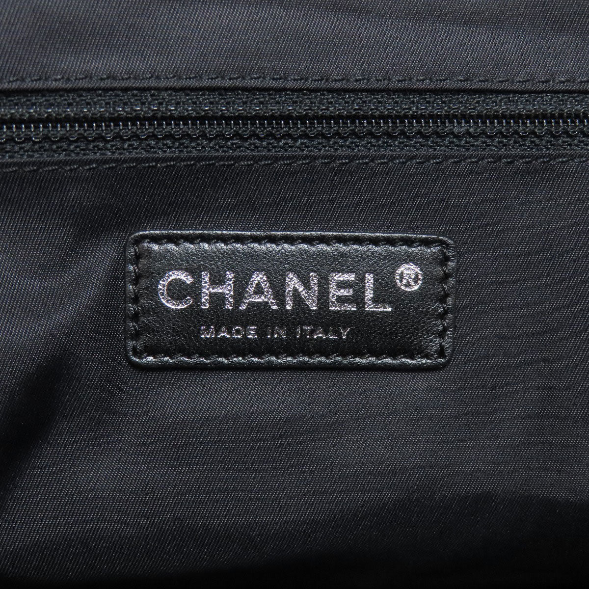 CHANEL シャネル パリビアリッツ シルバー金具 トートバッグ キャンバス レディース 中古