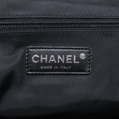 CHANEL シャネル パリビアリッツ シルバー金具 トートバッグ キャンバス レディース 中古