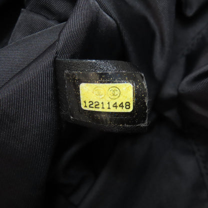 CHANEL シャネル パリビアリッツ シルバー金具 トートバッグ キャンバス レディース 中古