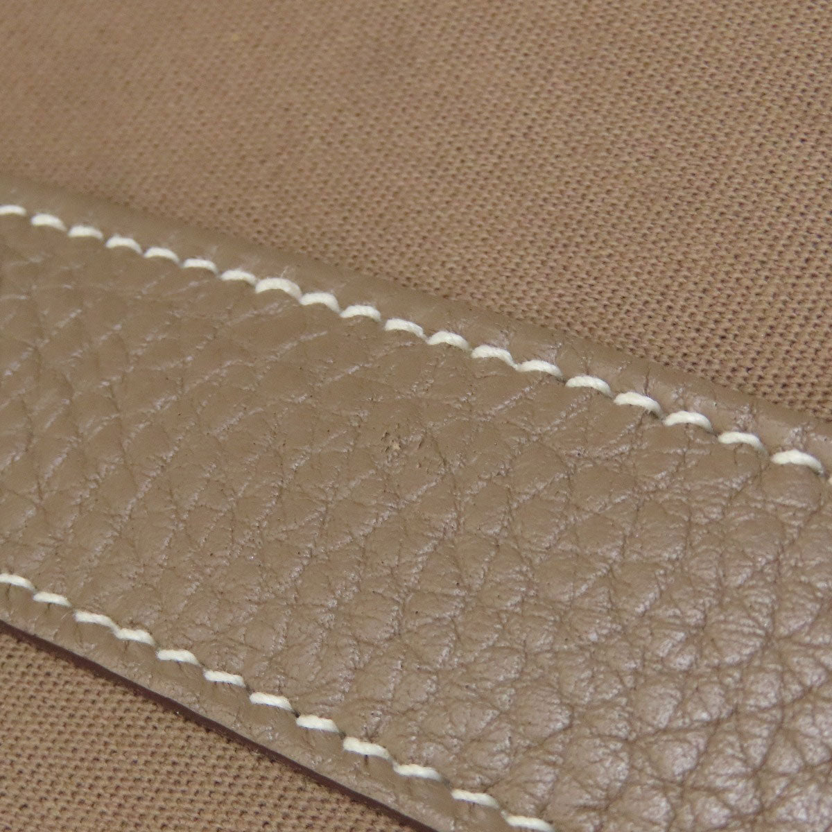 HERMES エルメス ガーデンパーティTPM シルバー金具 ハンドバッグ トワルオフィシェ レディース 中古