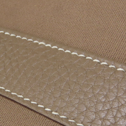 HERMES エルメス ガーデンパーティTPM シルバー金具 ハンドバッグ トワルオフィシェ レディース 中古