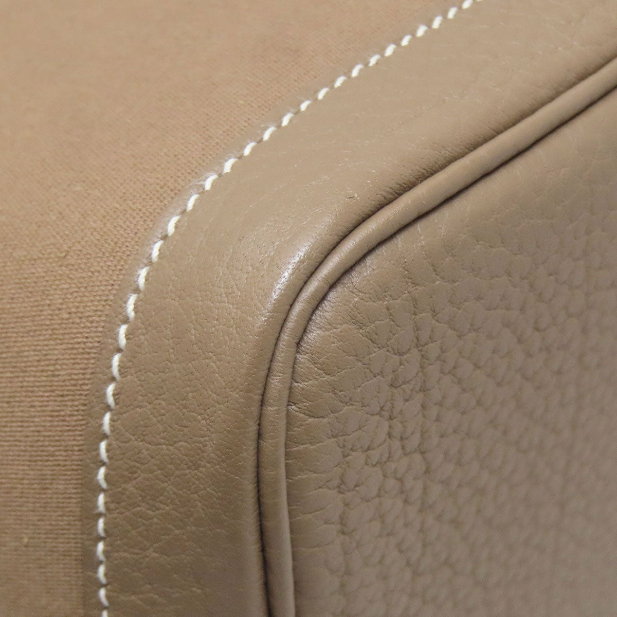 HERMES エルメス ガーデンパーティTPM シルバー金具 ハンドバッグ トワルオフィシェ レディース 中古