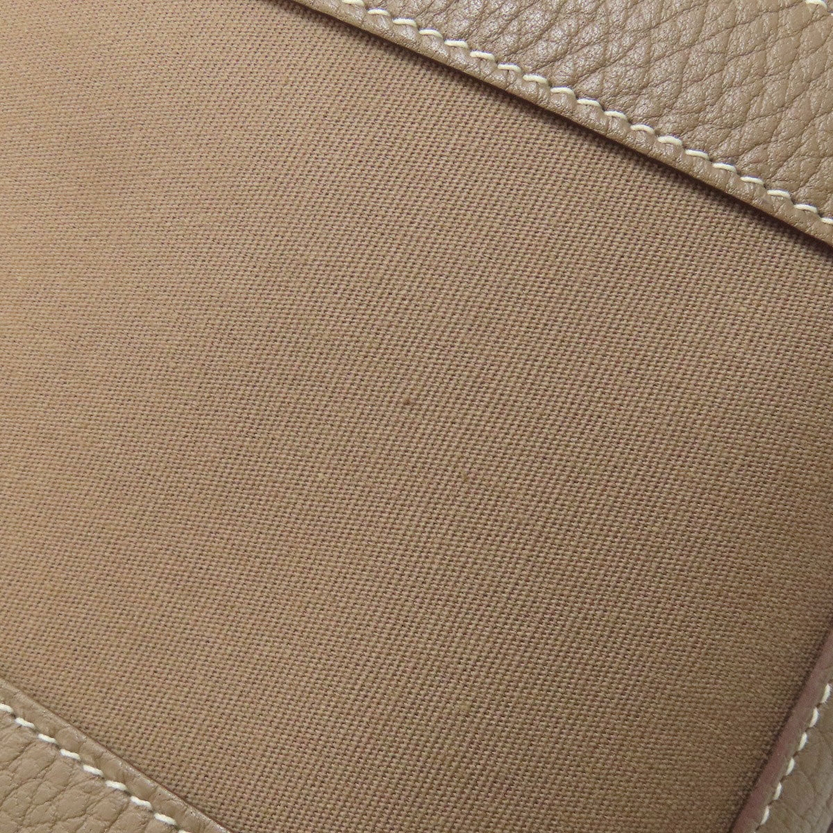 HERMES エルメス ガーデンパーティTPM シルバー金具 ハンドバッグ トワルオフィシェ レディース 中古