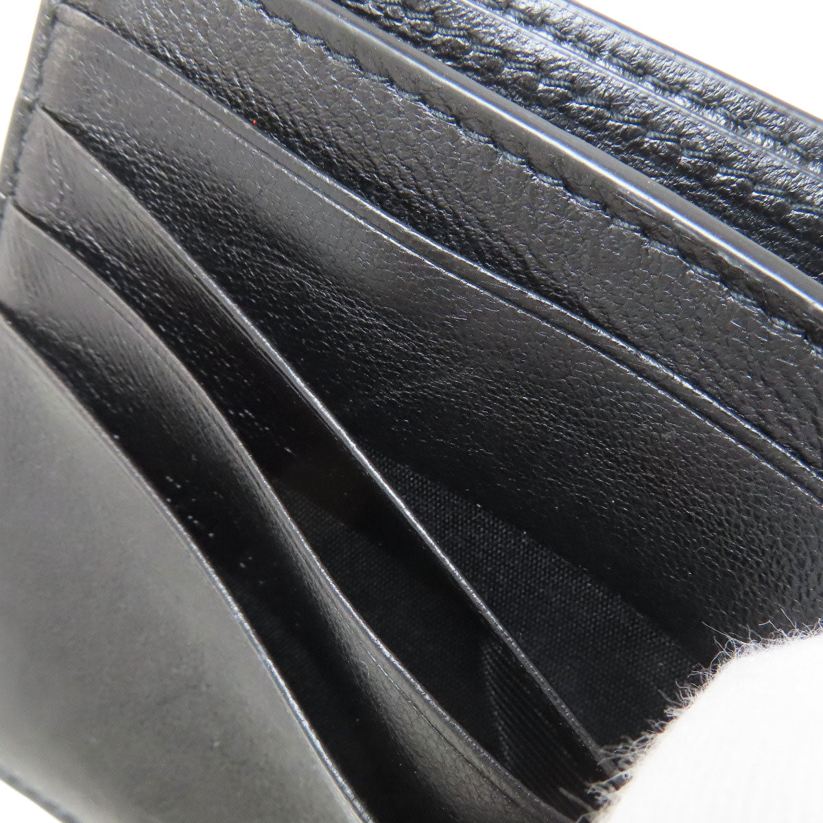 BALENCIAGA バレンシアガ 674762 ロゴ金具 二つ折り財布（小銭入れあり） レザー レディース 中古