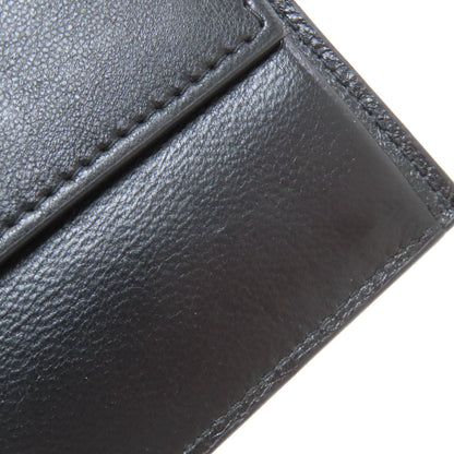 BALENCIAGA バレンシアガ 674762 ロゴ金具 二つ折り財布（小銭入れあり） レザー レディース 中古