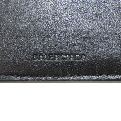 BALENCIAGA バレンシアガ 674762 ロゴ金具 二つ折り財布（小銭入れあり） レザー レディース 中古