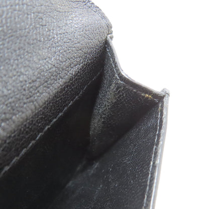 YVES SAINT LAURENT イヴ・サンローラン ハート 二つ折り財布（小銭入れあり） レザー レディース 中古