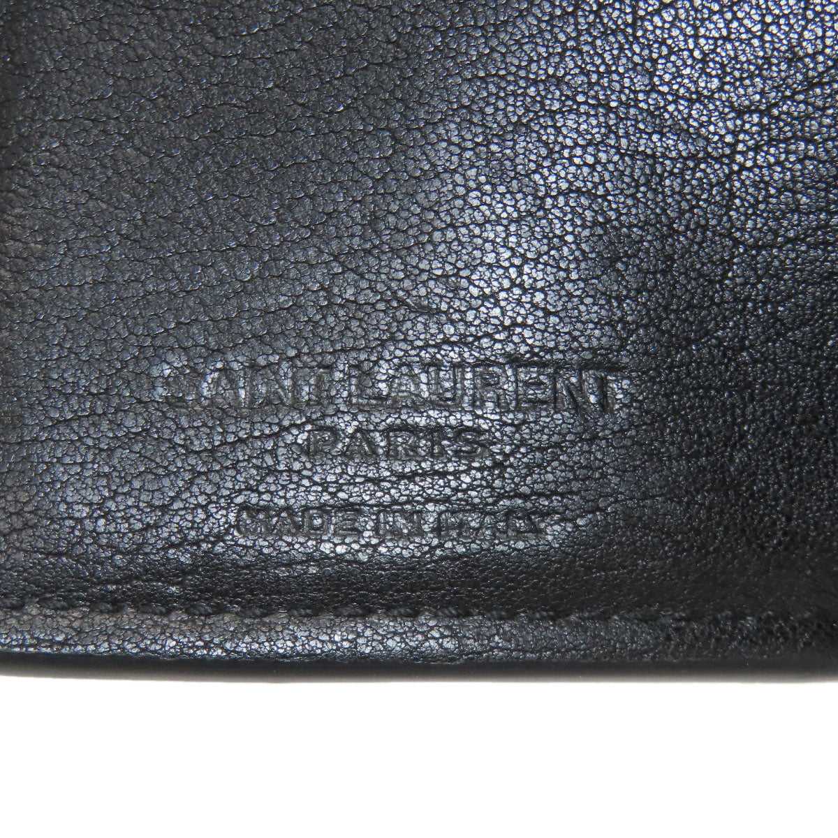 YVES SAINT LAURENT イヴ・サンローラン ハート 二つ折り財布（小銭入れあり） レザー レディース 中古
