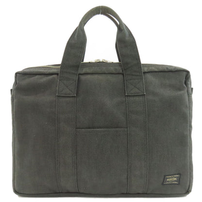 PORTER ポーター ロゴ ハンドバッグ キャンバス レディース 中古