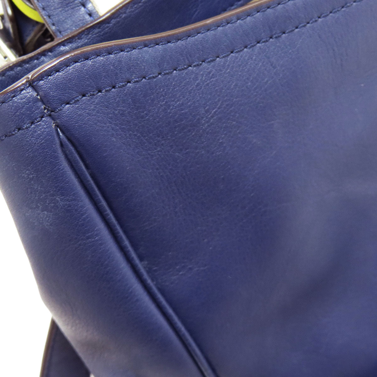 COACH コーチ 22386 パンチング 2WAY ハンドバッグ レザー レディース 中古