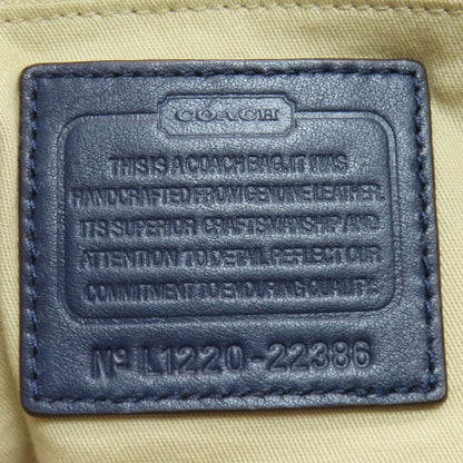 COACH コーチ 22386 パンチング 2WAY ハンドバッグ レザー レディース 中古