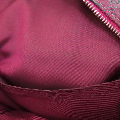 Longchamp ロンシャン ロンシャンホース チェック ハンドバッグ ナイロン レディース 中古