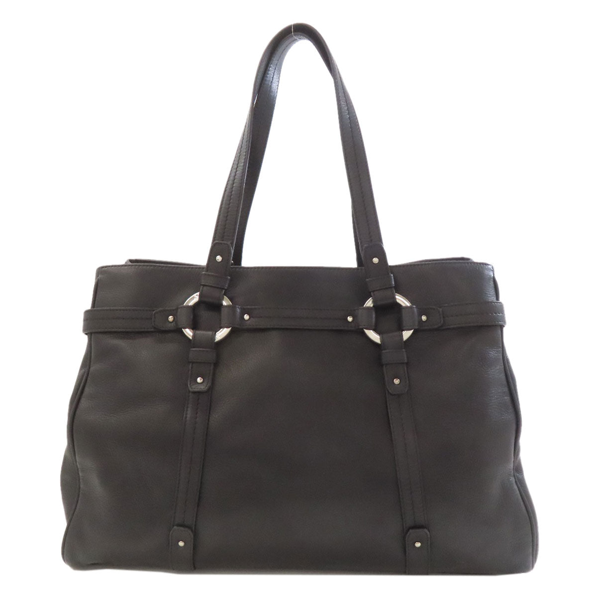 BALLY バリー ロゴ トートバッグ レザー レディース 中古