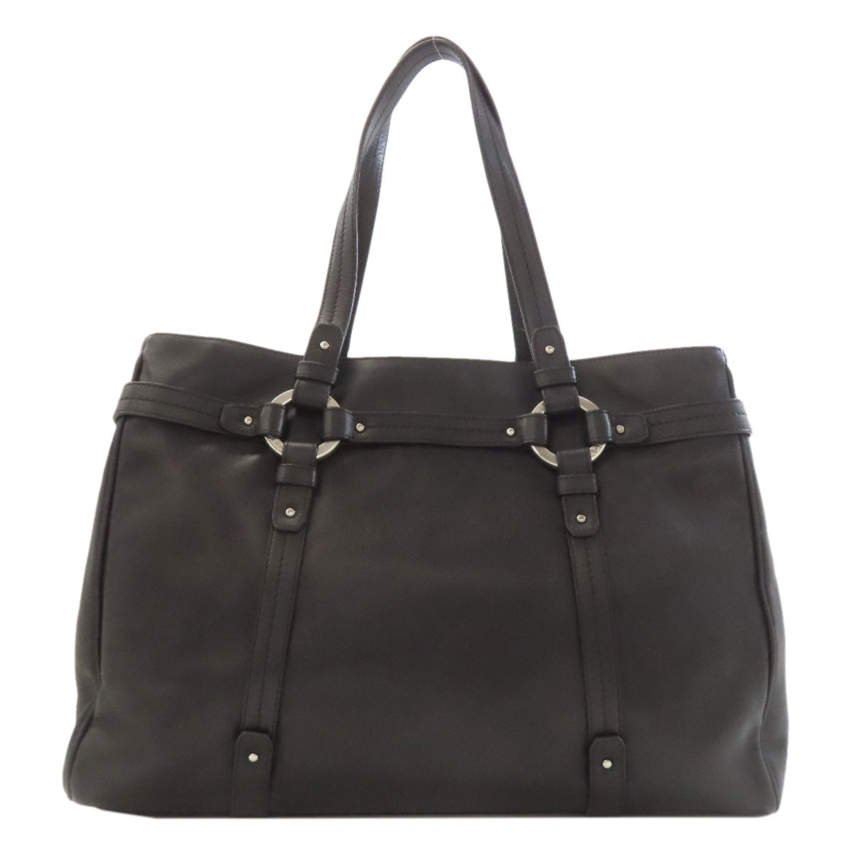 BALLY バリー ロゴ トートバッグ レザー レディース 中古