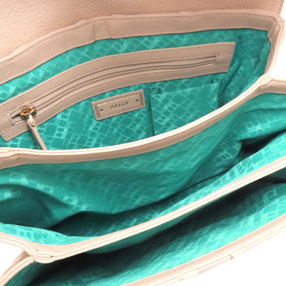 BALLY バリー ロック金具 2WAY ハンドバッグ レザー レディース 中古