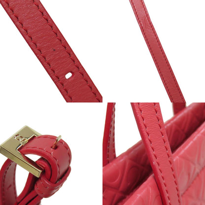 GHERARDINI ゲラルディーニ ロゴモチーフ 2WAY ハンドバッグ レザー レディース 中古