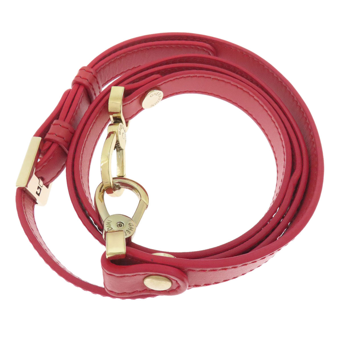 GHERARDINI ゲラルディーニ ロゴモチーフ 2WAY ハンドバッグ レザー レディース 中古