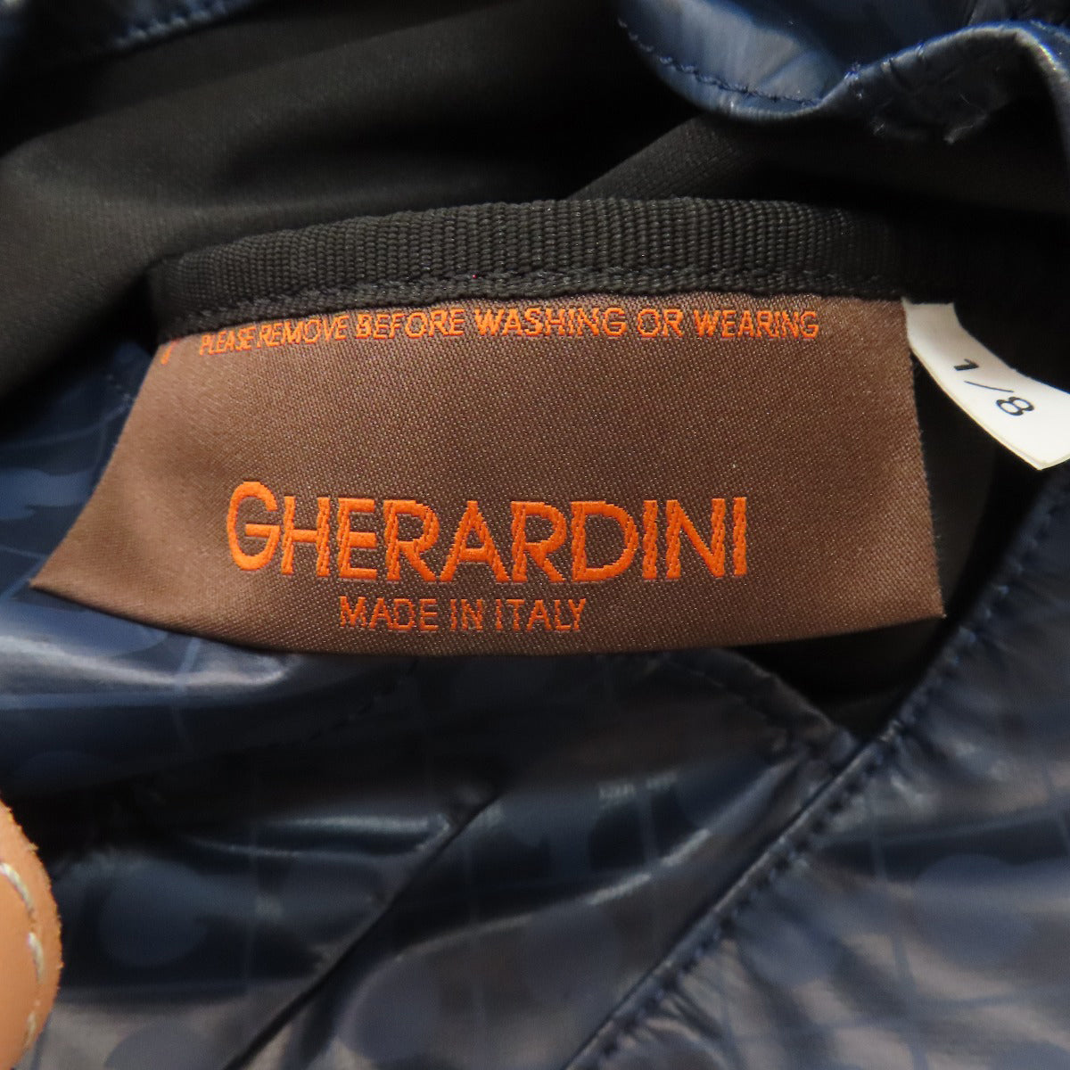 GHERARDINI ゲラルディーニ ロゴモチーフ ソフティ ハンドバッグ ポリエステル レディース 中古