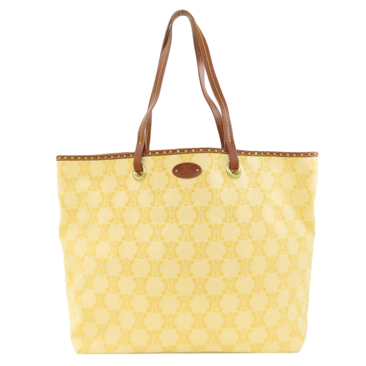 CELINE セリーヌ マカダム柄 トートバッグ キャンバス レディース 中古