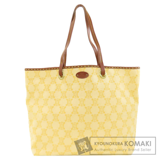 CELINE セリーヌ マカダム柄 トートバッグ キャンバス レディース 中古