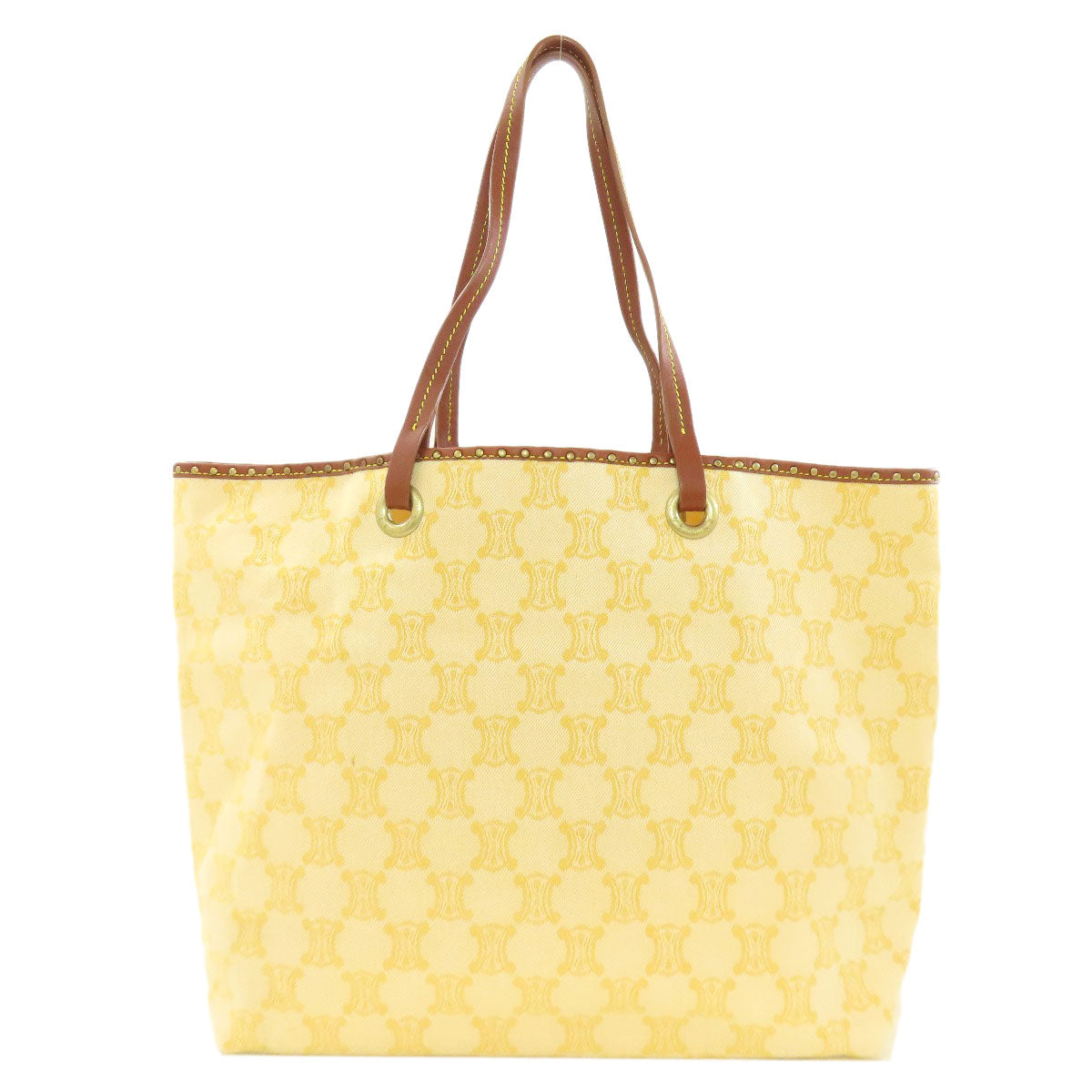 CELINE セリーヌ マカダム柄 トートバッグ キャンバス レディース 中古