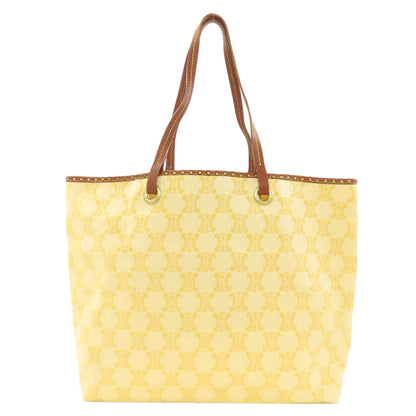 CELINE セリーヌ マカダム柄 トートバッグ キャンバス レディース 中古