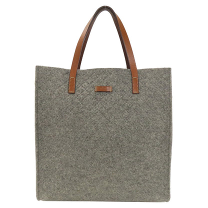 GUCCI グッチ 295267 ロゴ トートバッグ フェルト レディース 中古