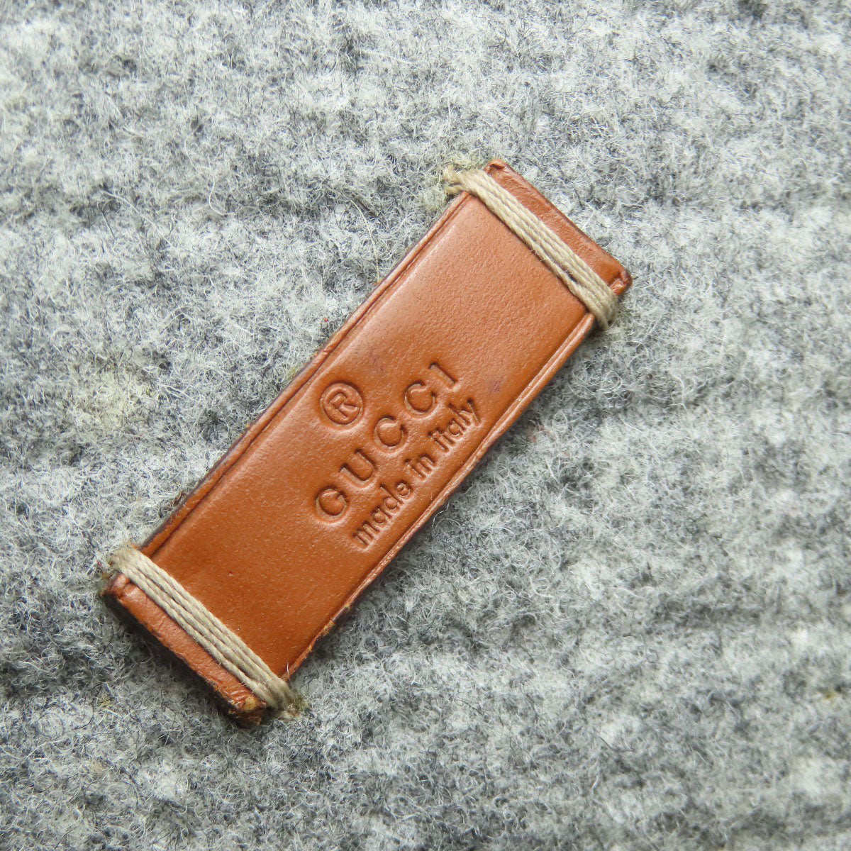 GUCCI グッチ 295267 ロゴ トートバッグ フェルト レディース 中古