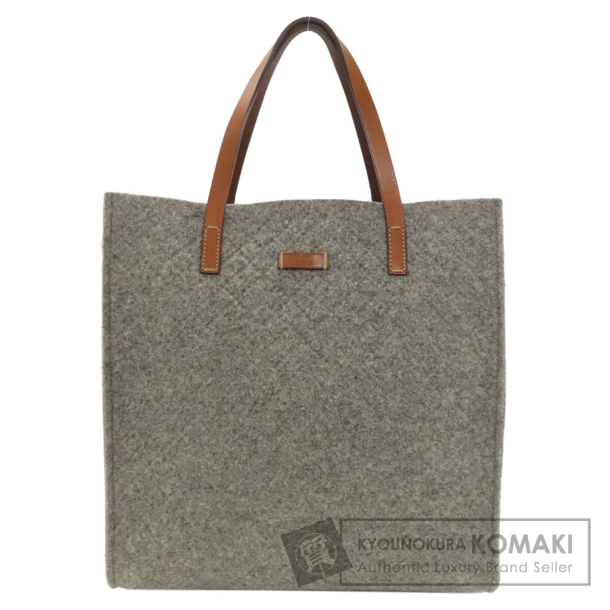 GUCCI グッチ 295267 ロゴ トートバッグ フェルト レディース 中古