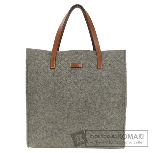 GUCCI グッチ 295267 ロゴ トートバッグ フェルト レディース 中古
