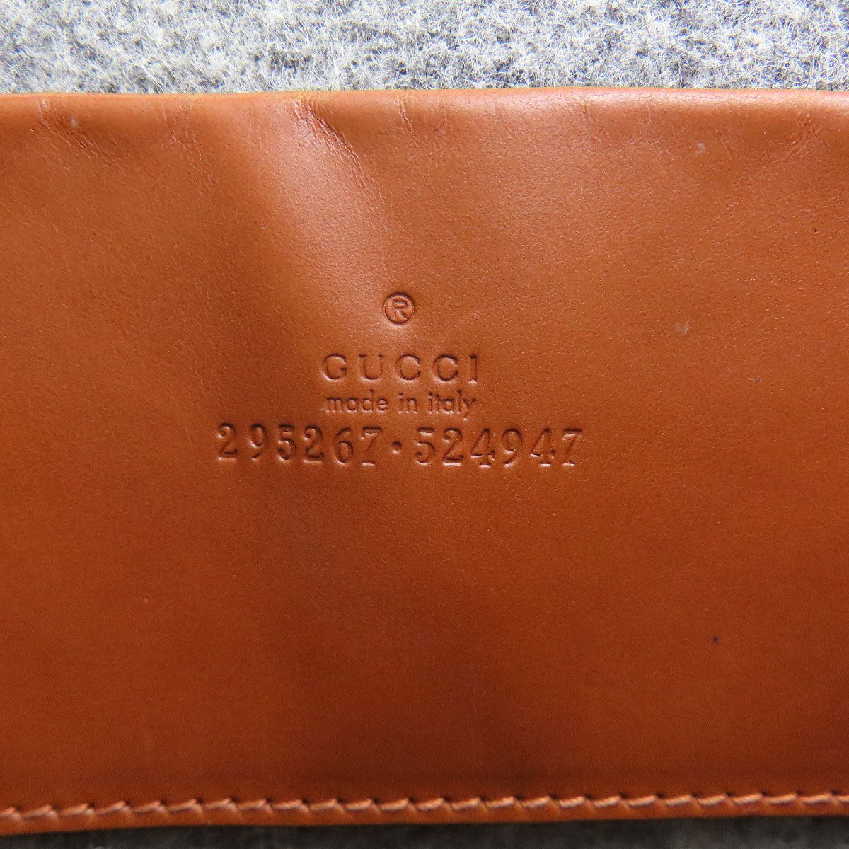 GUCCI グッチ 295267 ロゴ トートバッグ フェルト レディース 中古