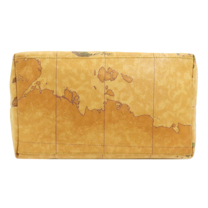 PRIMA CLASSE プリマクラッセ 地図柄 ショルダーバッグ PVC レディース 中古
