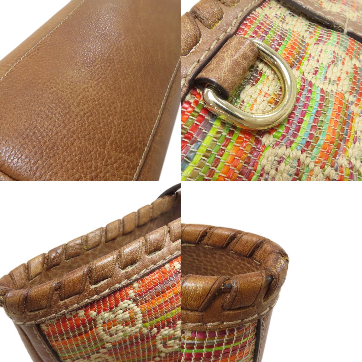 GUCCI グッチ 233387 GG トートバッグ レザー レディース 中古
