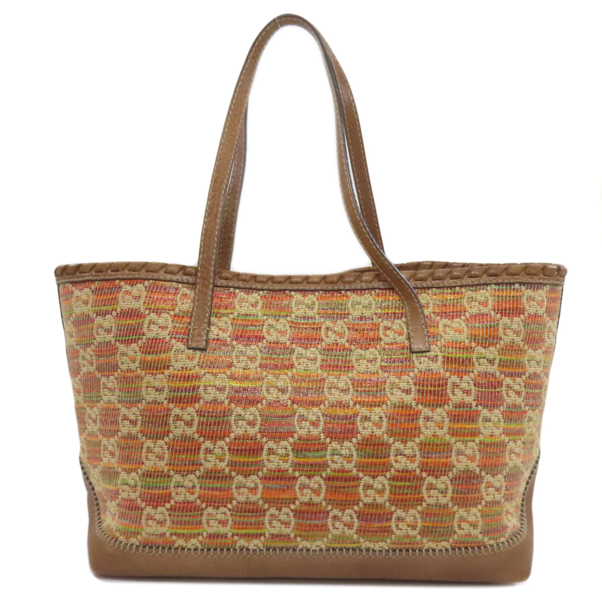 GUCCI グッチ 233387 GG トートバッグ レザー レディース 中古