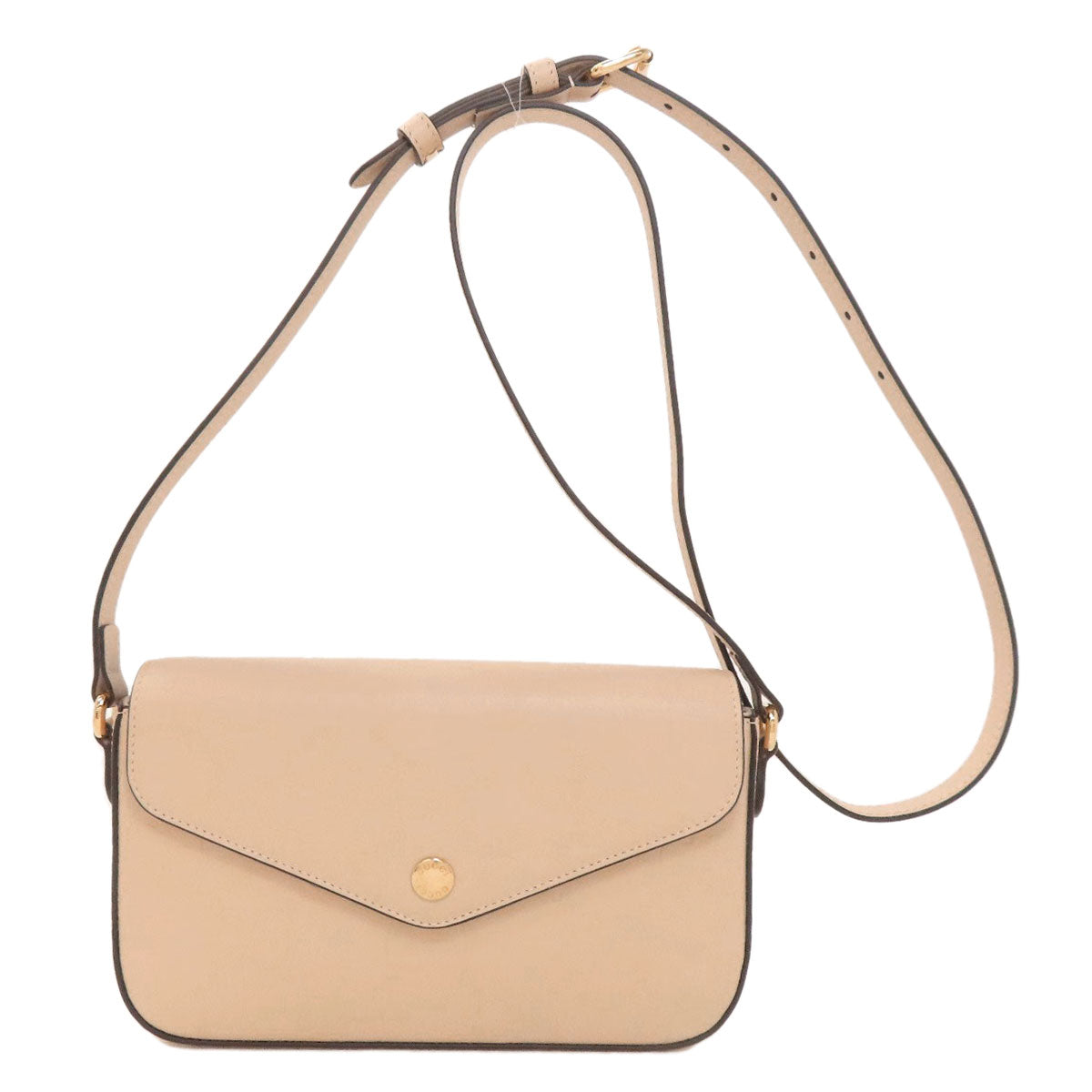 GUCCI グッチ 772794 GGシグネチャー シマ スーパーミニ ショルダーバッグ カーフ レディース 中古