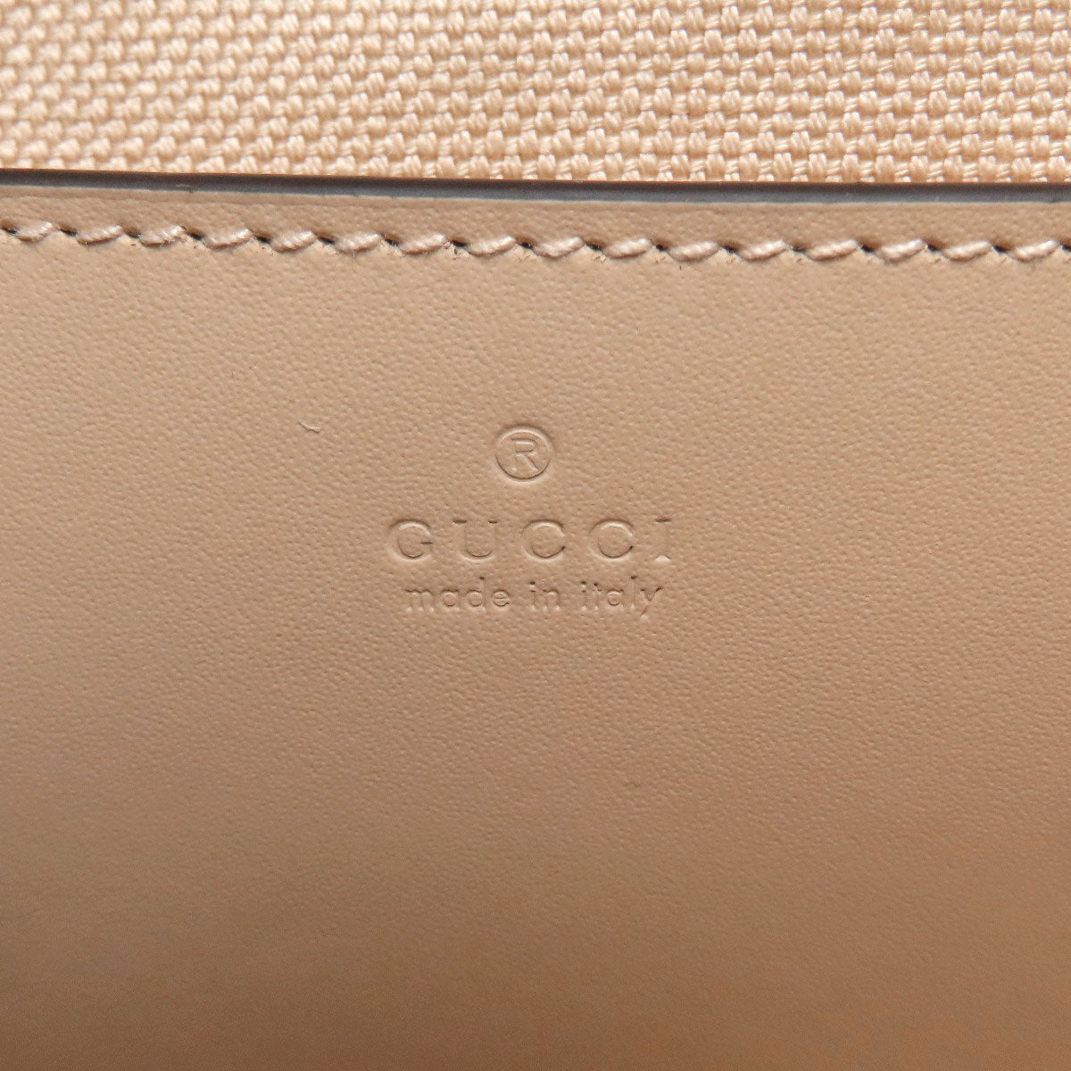 GUCCI グッチ 772794 GGシグネチャー シマ スーパーミニ ショルダーバッグ カーフ レディース 中古