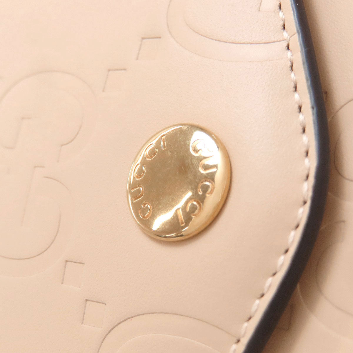 GUCCI グッチ 772794 GGシグネチャー シマ スーパーミニ ショルダーバッグ カーフ レディース 中古