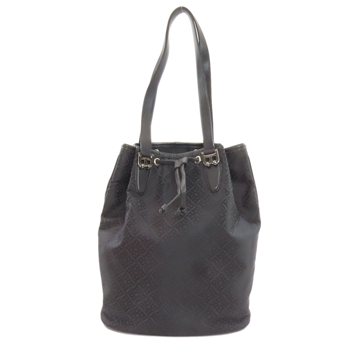 BALLY バリー Bロゴ トートバッグ キャンバス レディース 中古