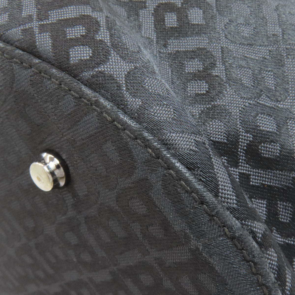 BALLY バリー Bロゴ トートバッグ キャンバス レディース 中古