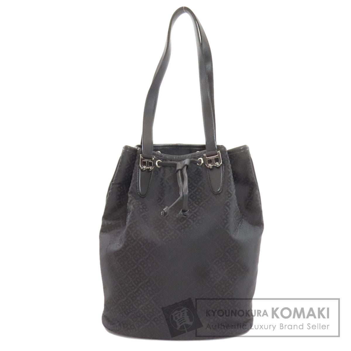 BALLY バリー Bロゴ トートバッグ キャンバス レディース 中古