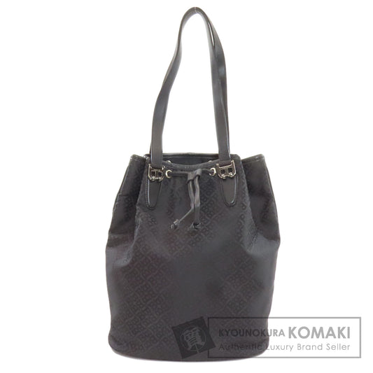 BALLY バリー Bロゴ トートバッグ キャンバス レディース 中古