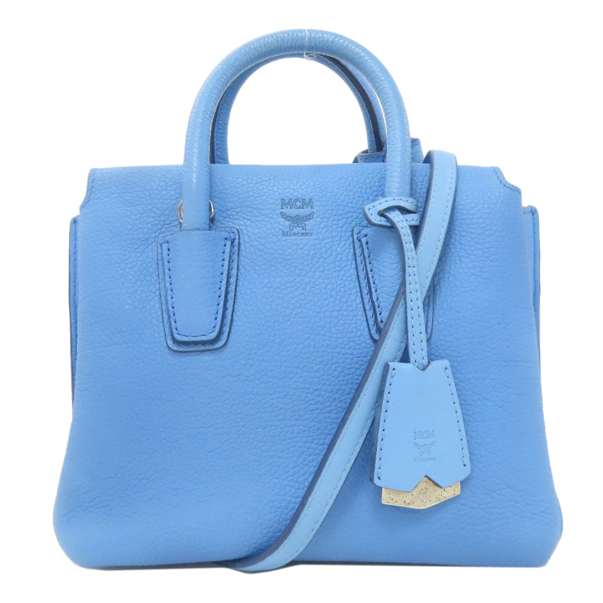 MCM エムシーエム 2WAY ハンドバッグ レザー レディース 中古