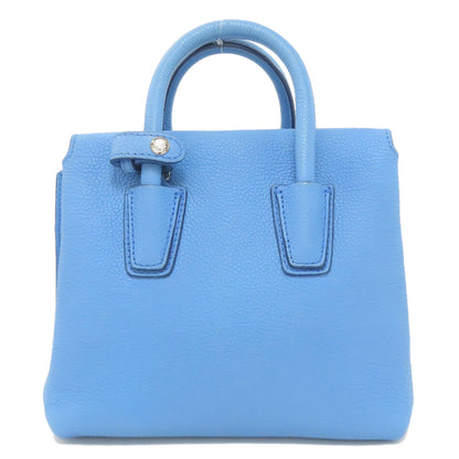 MCM エムシーエム 2WAY ハンドバッグ レザー レディース 中古