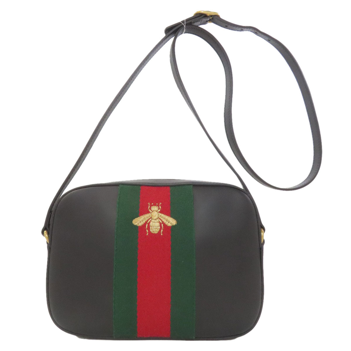 GUCCI グッチ 412008 ウェビングライン ショルダーバッグ キャンバス レディース 中古