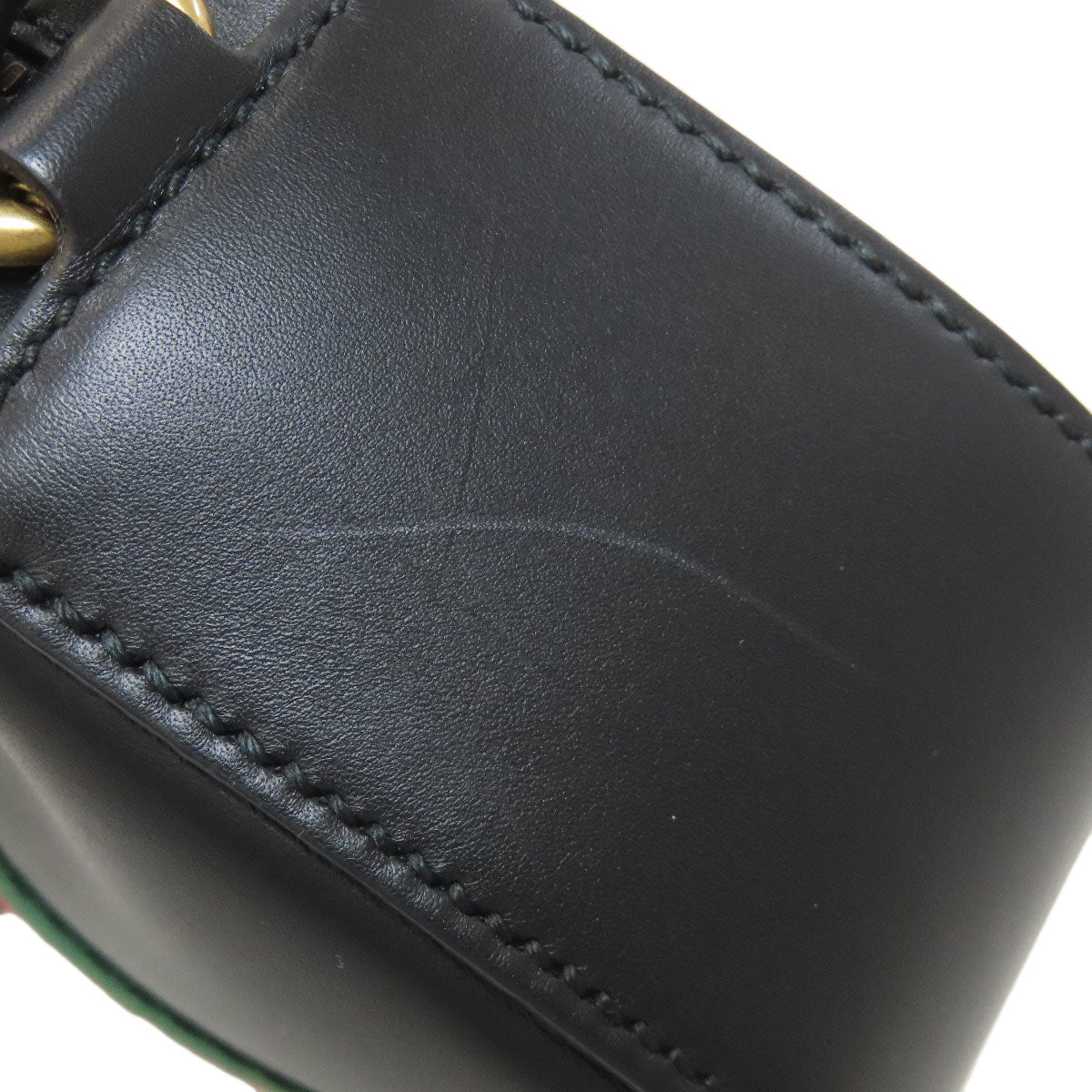 GUCCI グッチ 412008 ウェビングライン ショルダーバッグ キャンバス レディース 中古