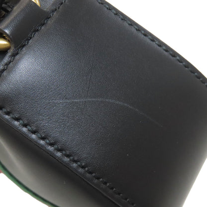 GUCCI グッチ 412008 ウェビングライン ショルダーバッグ キャンバス レディース 中古