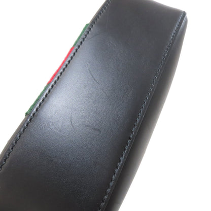 GUCCI グッチ 412008 ウェビングライン ショルダーバッグ キャンバス レディース 中古